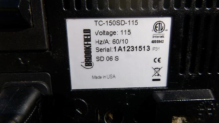 Used Lab, Bath, Circulator, Brookfield, Mdl TC-150SD, 6 Liter (2) #S743612