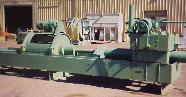 Used 100 Ton Loewy Extrusion Stretcher; 110' Max. Length; 72" Str.; Detwist; Oilgear