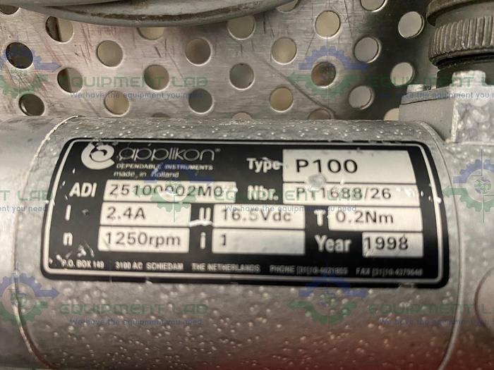 Used Applikon P100 Motor Z5100002M0 w/ Applikon ADI 1012 Motor Controller