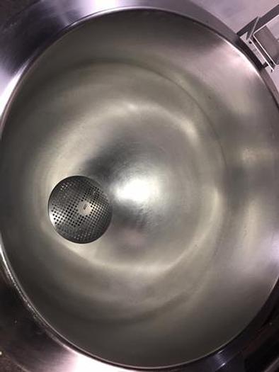 Used GROEN #AH/1E-40, 40 GAL. STEAM KETTLE, NATURAL GAS / S/S COVER & 2" TDO #852,  #853