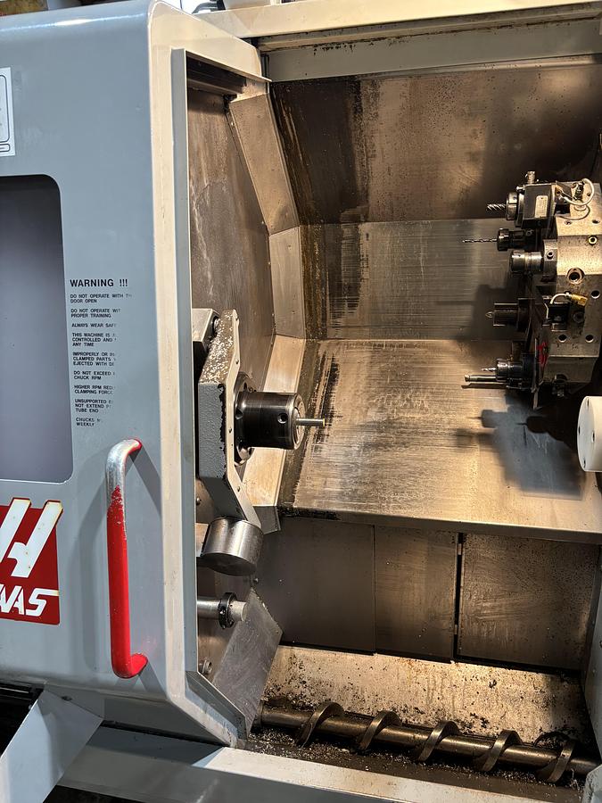 Used Haas TL-15 CNC Turning Center Live Tooling Sub Spindle