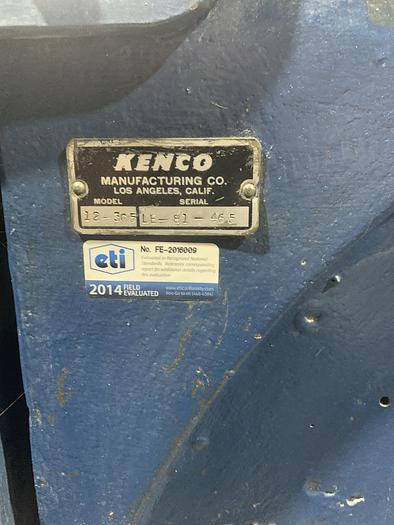 Used Kenco 12 Ton O.B.I Punch Press