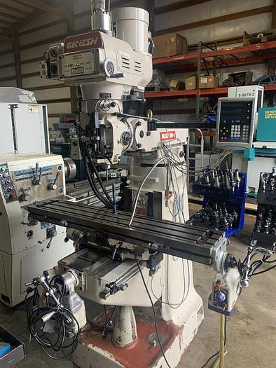 Used Ganesh GMV-2 Vertical Knee Mill 