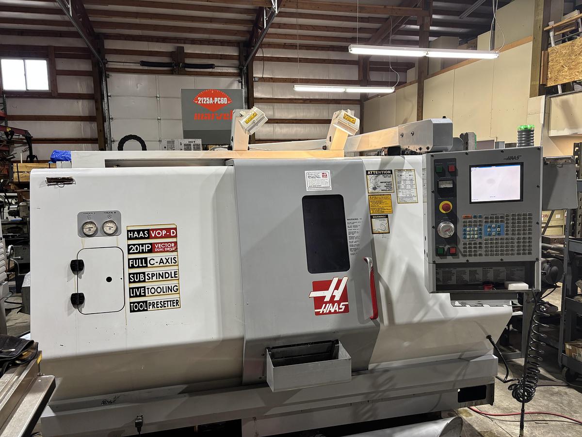 Used Haas TL-15 CNC Turning Center Live Tooling Sub Spindle
