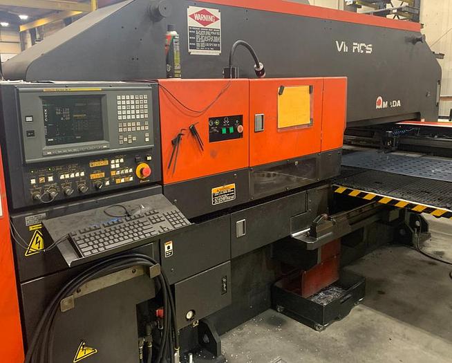 Used Amada Vipros 255 20 Ton CNC Turret Punch