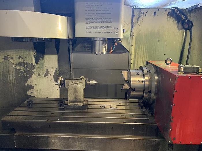 Used Haas VF4 CNC Vertical Machining Center w/4 Axis