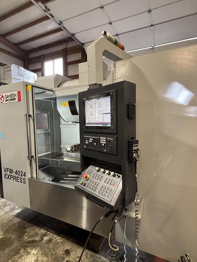 Used 2016 Ganesh VFM-4020 CNC Vertical Machining Center