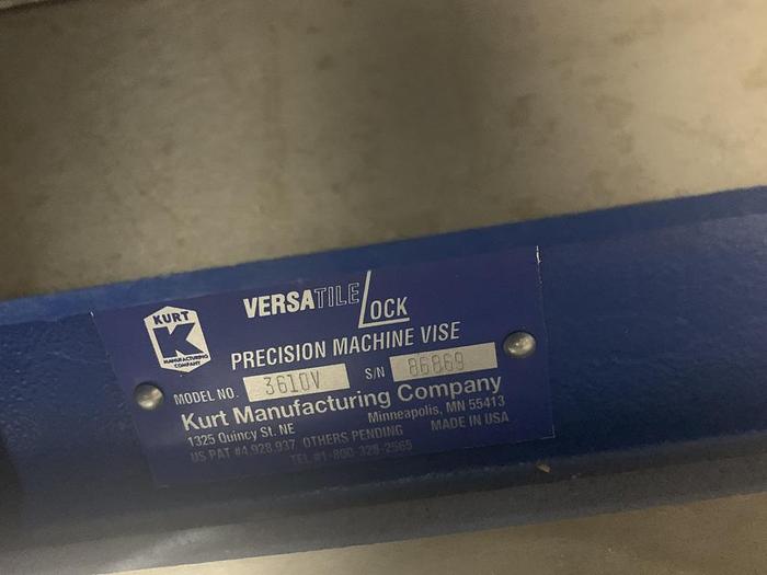 Used Kurt 3610V 6" VersatileLock Reverse Vise 