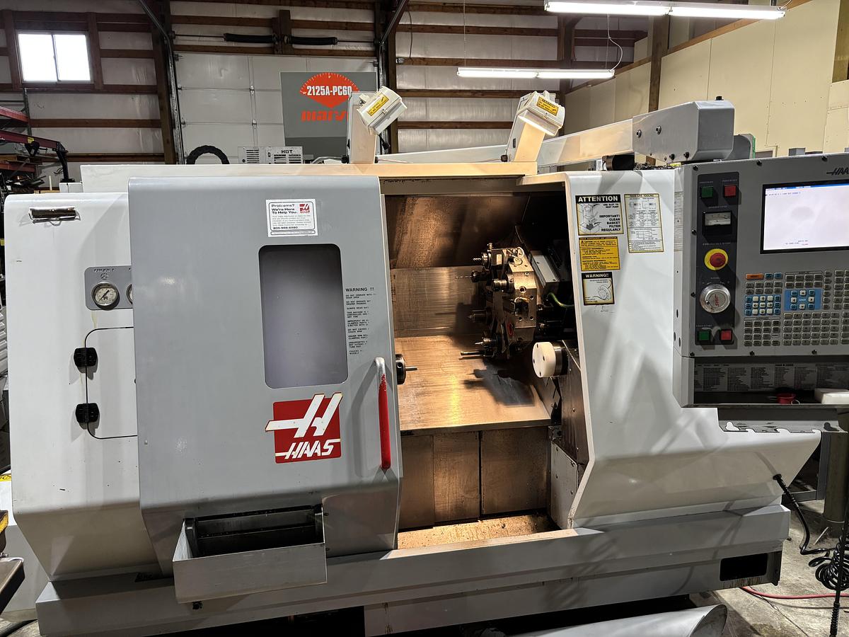 Used Haas TL-15 CNC Turning Center Live Tooling Sub Spindle