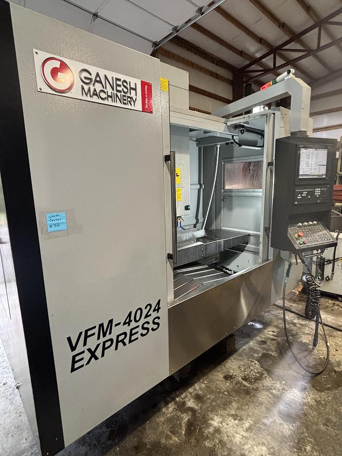 Used 2016 Ganesh VFM-4020 CNC Vertical Machining Center