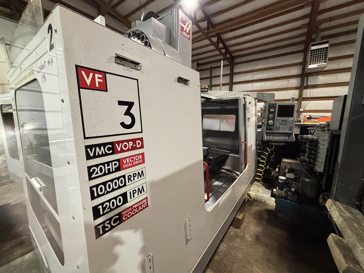 Used 2002 Haas VF3D-APC CNC Machining Center