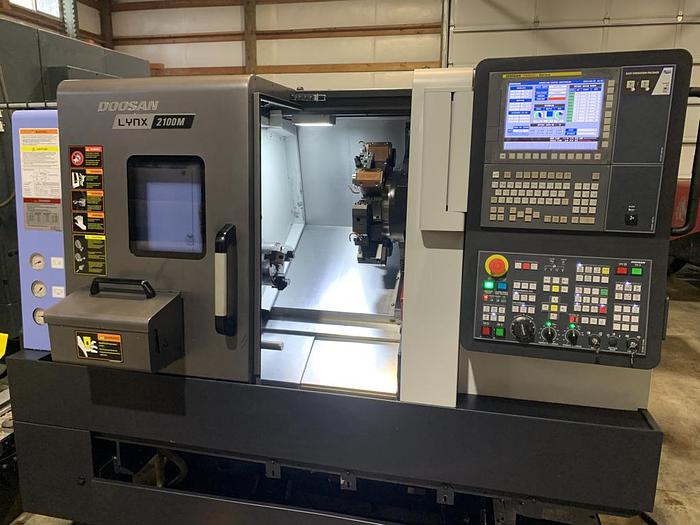 Used 2018 Doosan Lynx 2100MA CNC Turning Center