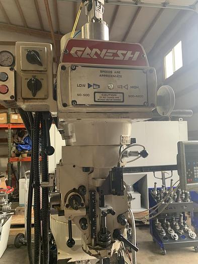 Used Ganesh GMV-2 Vertical Knee Mill 