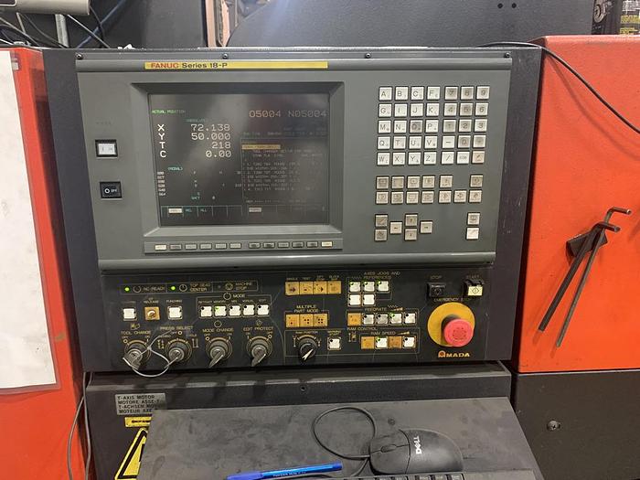 Used Amada Vipros 255 20 Ton CNC Turret Punch