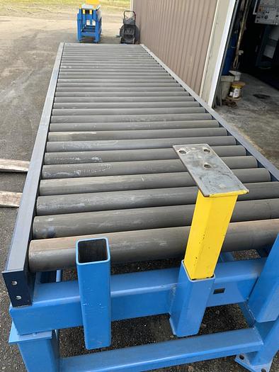 Used Heavy Duty 4" Roller Conveyor Table 