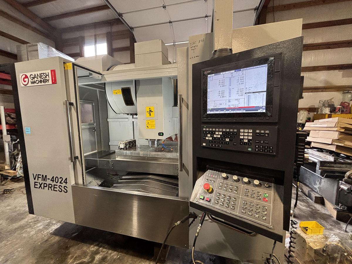 Used 2016 Ganesh VFM-4020 CNC Vertical Machining Center