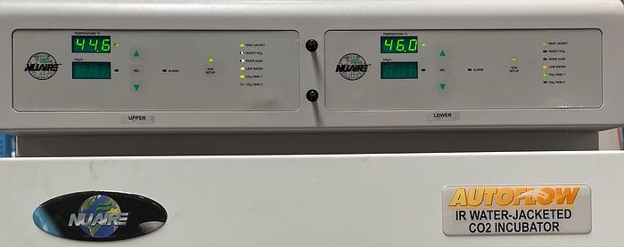 Used Nuaire NU-8700 Autoflow IR Water-Jacketed CO2 Dual Stacked Incubator