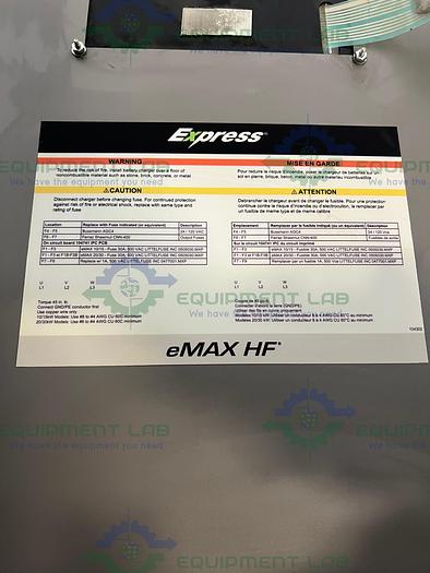 Used Aker Wade  eMAX HF20-48CA Battery Charger Input 480V 3PH, 20kW, 24V/ 36 V / 48V