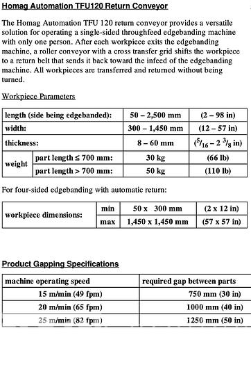 Used Homag Ambition 1440 Edgebander