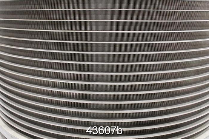Unused Voith MSS 15/15 Stainless Steel Pressure Screen Basket, .006" Slots #43607