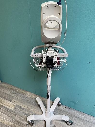 Used Welch Allyn Spot Vital Signs Monitor auf Trolley mit Fingersensor, Manschette, SpO2