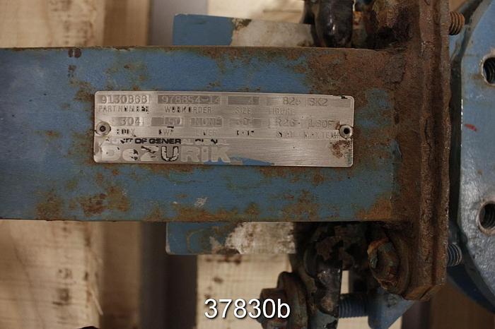 Used Dezurik 4" Hand Operated Knife Gate Valve #37830