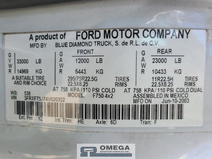 Used Unit #: 1154 - 3,000 Gallon Jet A Fuel Truck