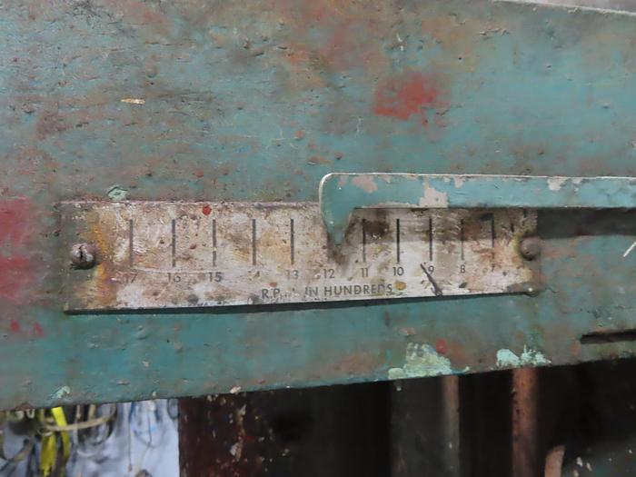 Used 25 HP KADY HIGH SPEED DISPERSER - VARIABLE SPEED - UL TAG