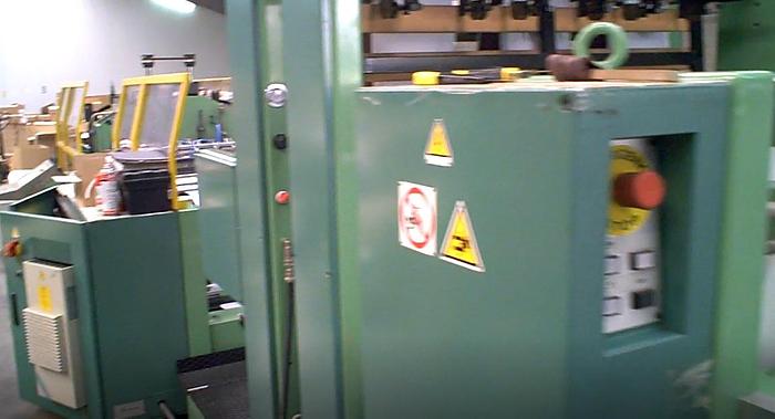 Used Elba SA-90 - T-shirt film bag welding machine - 3 lanes (1997)