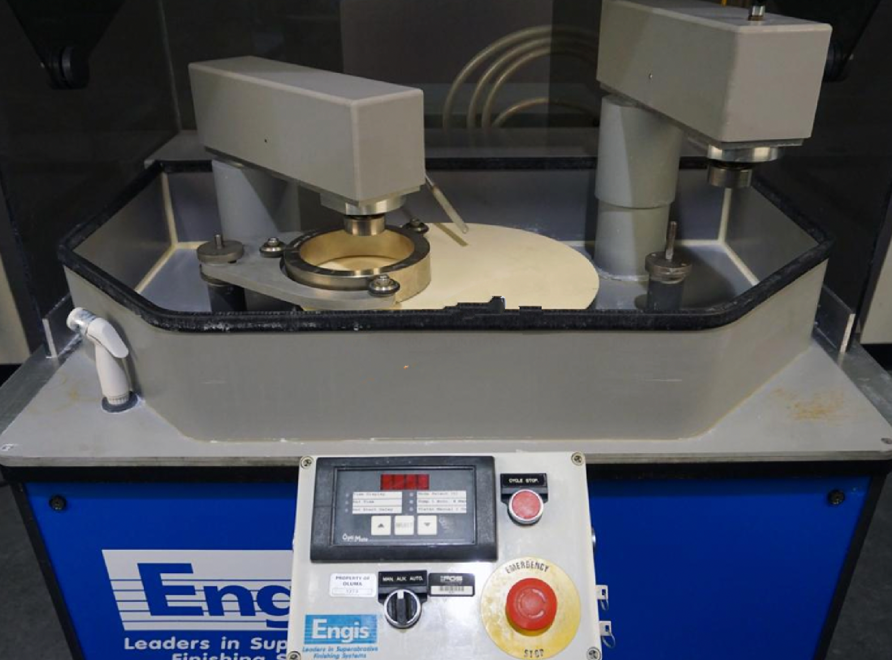 Used ENGIS 16" lapping machine and plate charger 16SPCS115