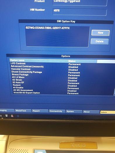 Refurbished GE VIVID E9 XDCLEAR Cardiac - Vascular Ultrasound