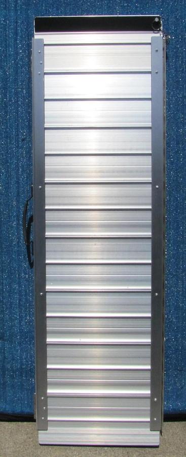 Used Aluminum Single Fold Loading Ramp 4 ft Long x 28.75 in Wide Portable 800 ft