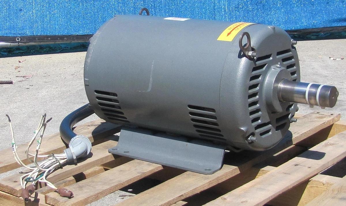 Used Baldor 30 HP Electric Motor 286T 230/460V 3 Phase 1760 RPM 1-7/8" Dia. Shaft