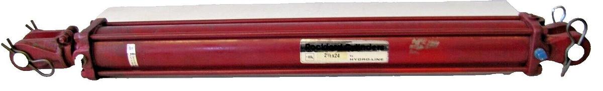 Used Hydroline Rockford 2.5” Bore x 24” Stroke Hydraulic Cylinder 2500 psi