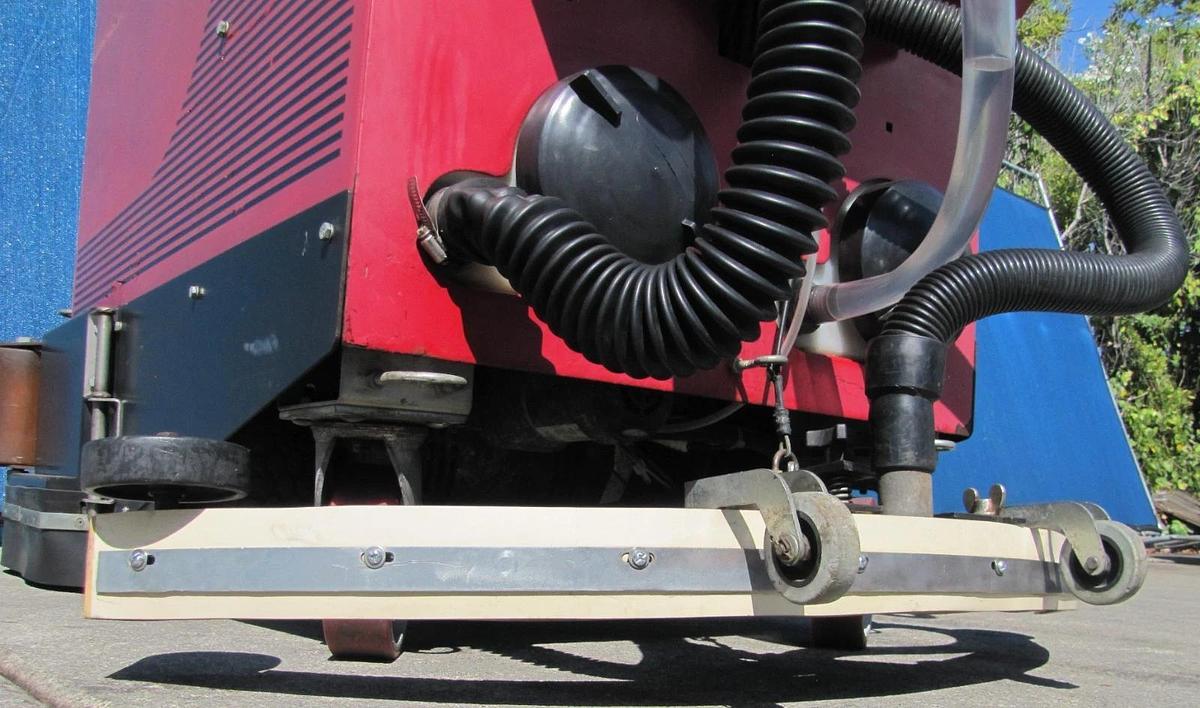 Used Factory Cat Walk Behind Floor Scrubber 29" Path 24VDC Battery System W/ Charger