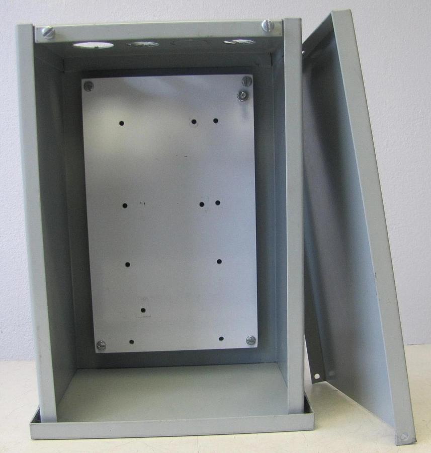 Used Hoffman A12R86/SPL 12"x 8"x 6 " Electrical Box Enclusure Screw Cover Drip Shield