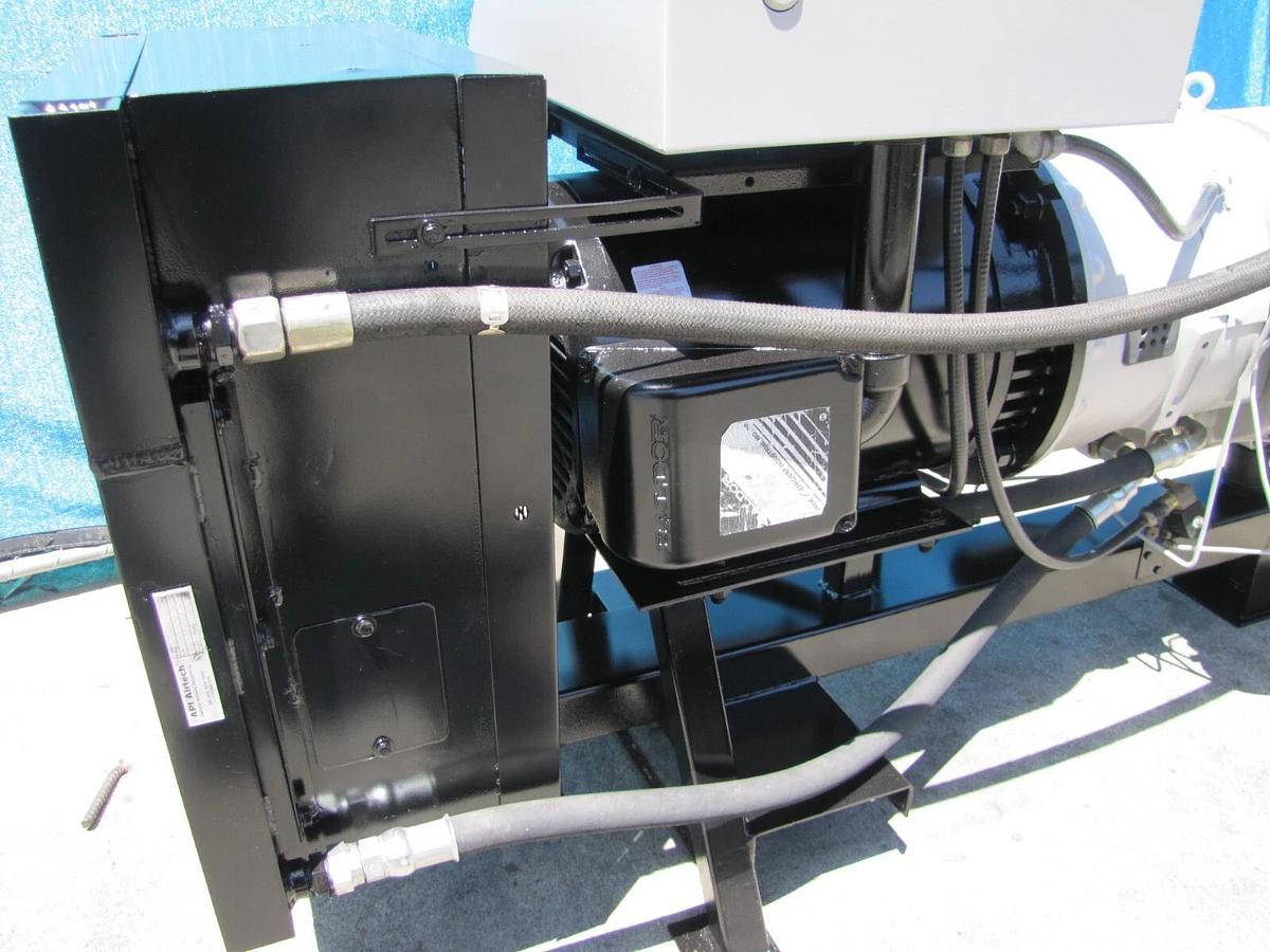 Used CompAir 50 HP Rotary Vane Air Compressor Baldor Electric Motor 215 CFM 460V 3Ph