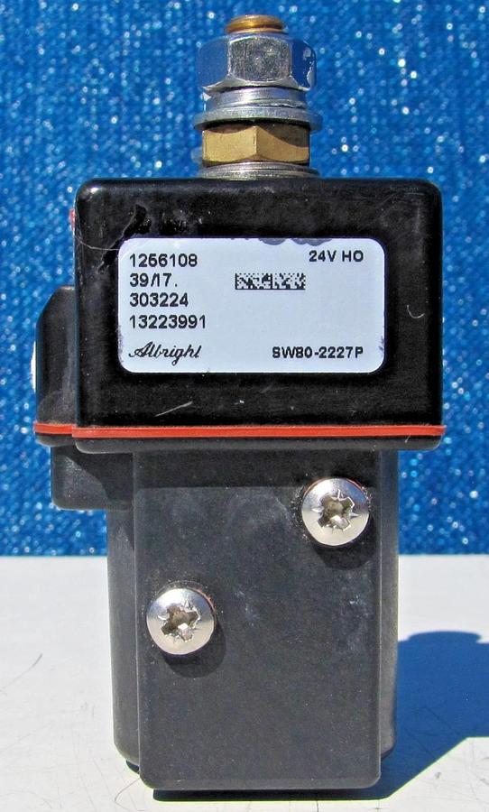 Used Albright SW80-2227P Contactor 24V DC for Toyota 8HBW23 Electric Pallet Jack