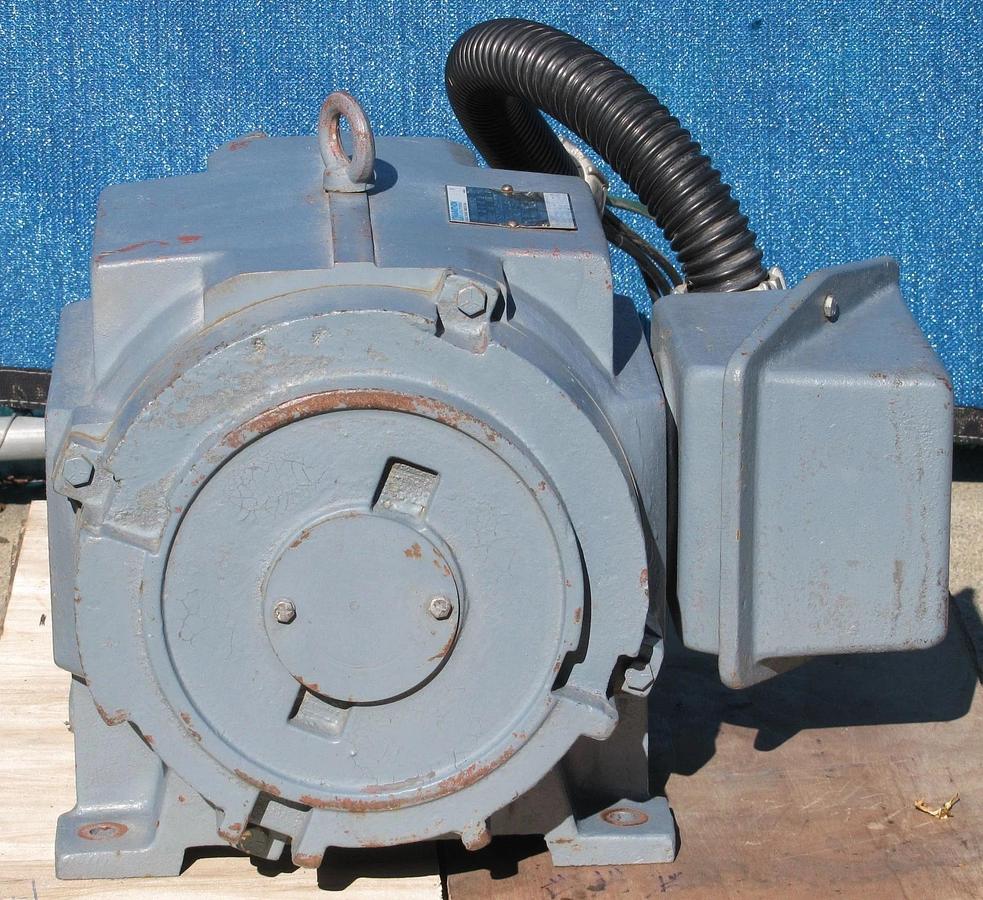 Used Marathon Electric 25 HP AC Motor 230/460V 1755 RPM 284T 3 Ph 1-7/8" Dia. Shaft