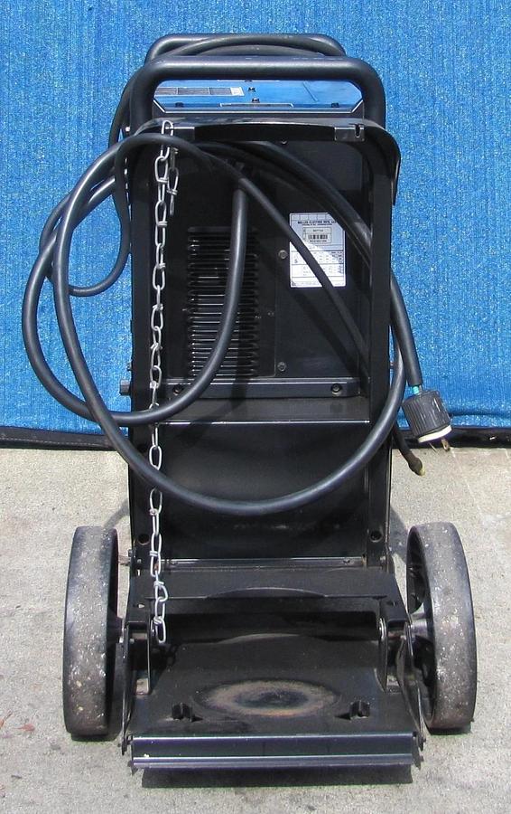 Used Miller Millermatic 255 MIG Pulsed MIG Welder 230V 3 Phase 7in LCD Cart Helmet