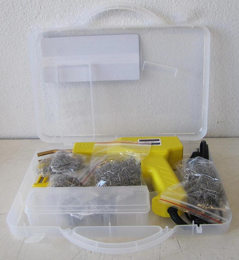 Used Plastic Welding Gun Kit H50 Soldering Tool Welder With Staples