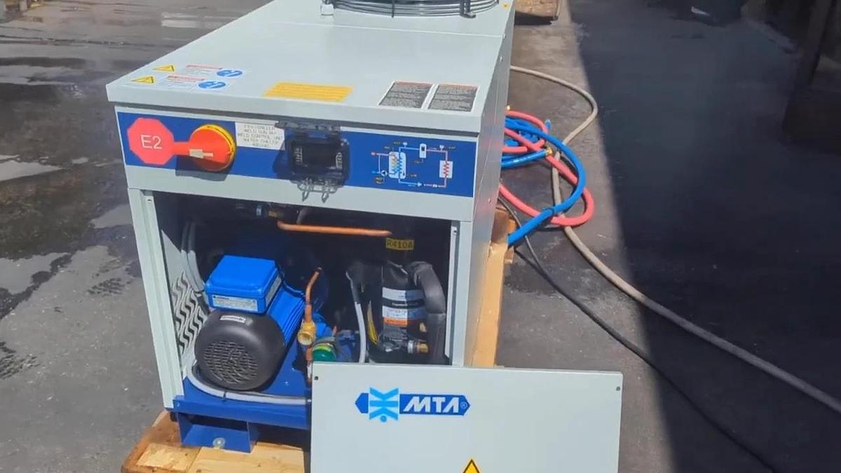 Used 2021 MTA TAEevo TECH 020 Air Cooled Water Chiller 2 Ton 24120 BTU 460V 3 Phase