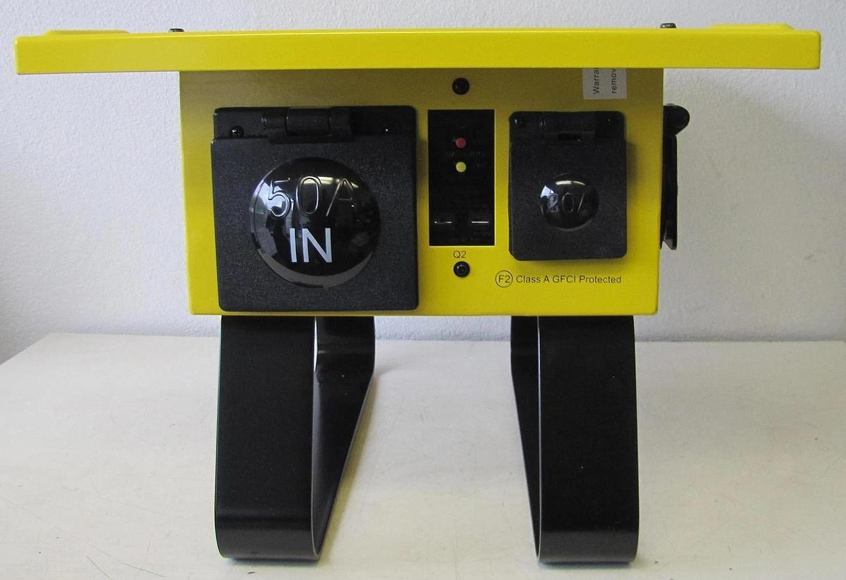 Used Voltec 125/250V 50A Temporary Power Distribution Spider Box T-BOX-6L Twist Lock