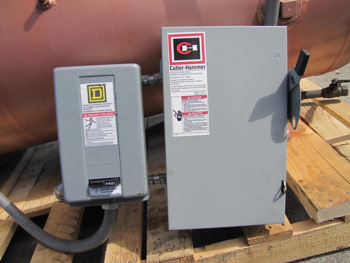 Used Campbell Hausfeld 10HP Piston Air Compressor 80 Gallon Tank 230V 3PH 135 PSI