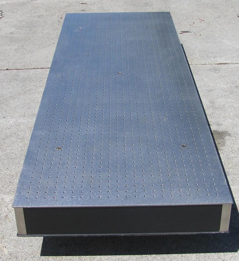 Used Newport NRC 72" x 24" Benchtop Optical Breadboard Table 1/4-20 Threaded Holes