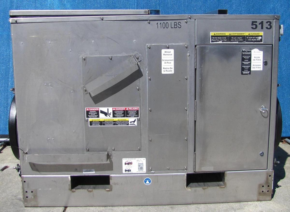 Used ARID Dry MS-2400/2000 Skid Mounted Desiccant Dehumidifier 2000 CFM 460V 3 PH