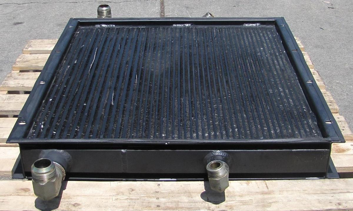 Used Sullair Air Oil Cooler 02250081-393 Part Replacement 50 HP Screw Air Compressor