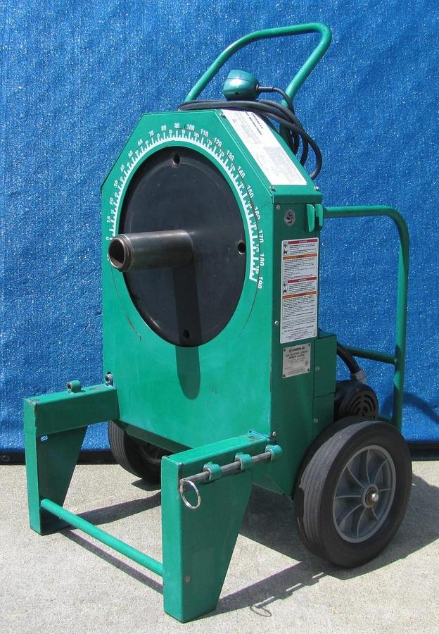 Used Greenlee 555C Classic Electric Conduit Bender 1/2" to 2" Pipe 120V 1HP 555