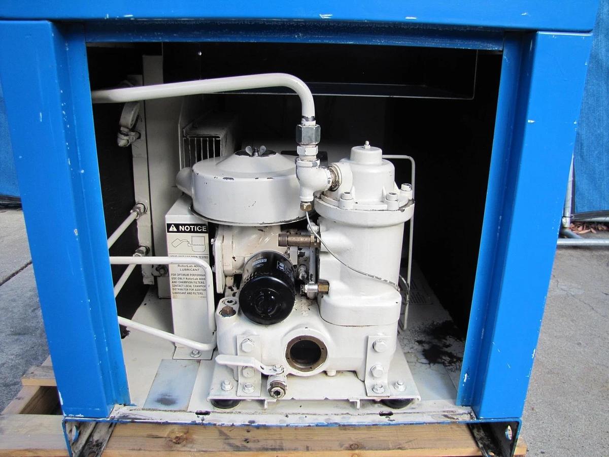 Used Gardner Denver Champion 300EBA753 7.5HP Rotary Screw Air Compressor 230V 3 Phase