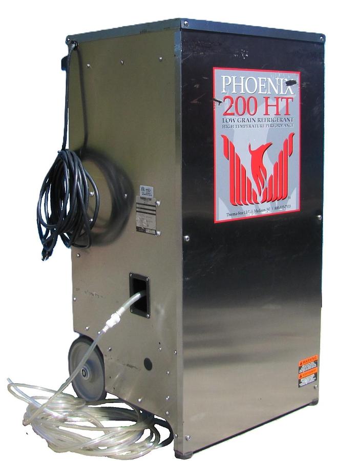 Used Phoenix 200HT Commercial Portable Dehumidifier 110V 135 PPD 380 CFM Restoration